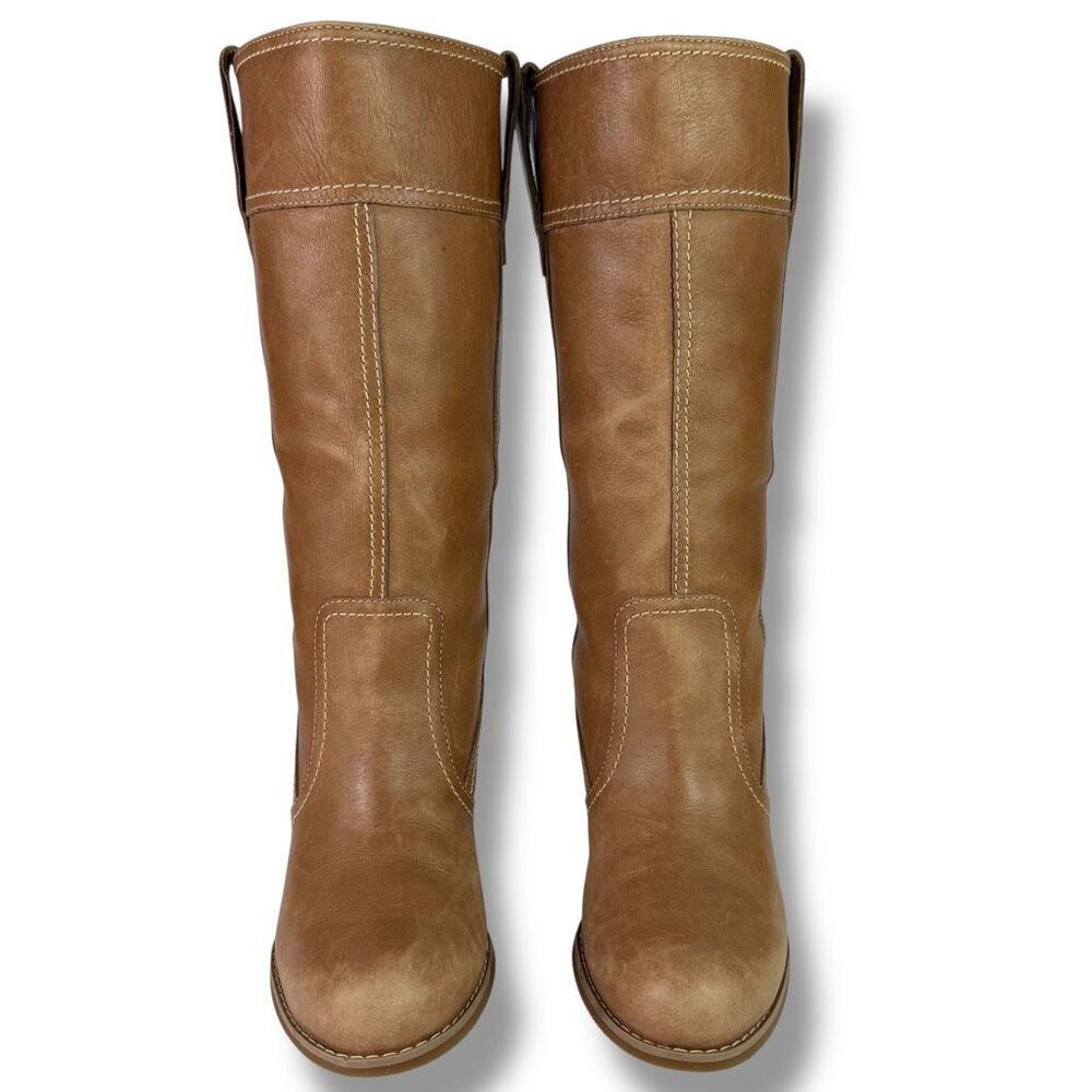 Timberland Earthkeepers Rudston Tall Western Riding Boots Brown Leather 5.5 - Picture 7 of 11